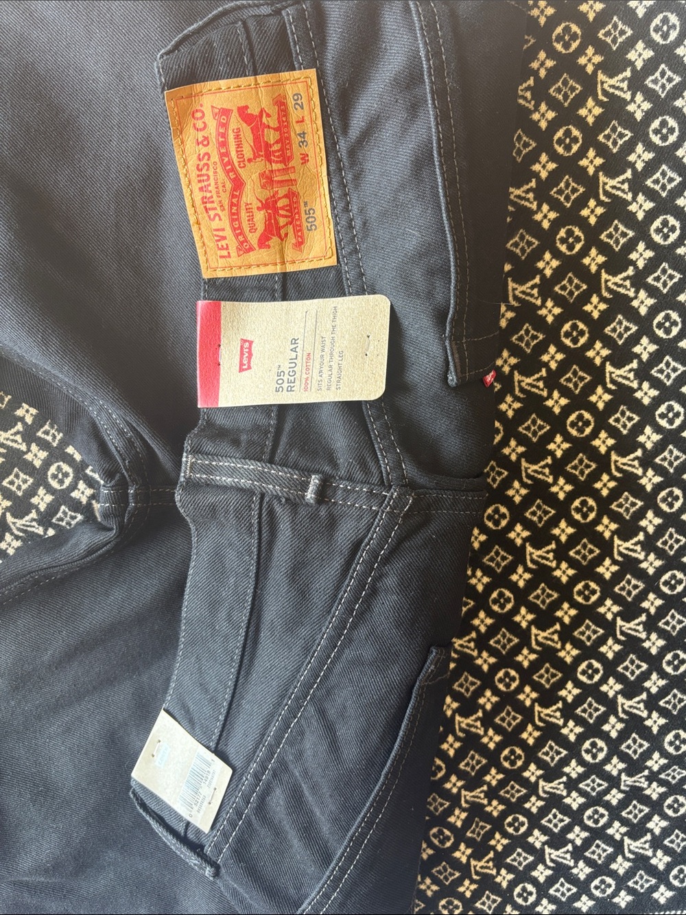 Levi’s 505™ Regular Authentic Soft Men's Jeans - Picture 4 of 4